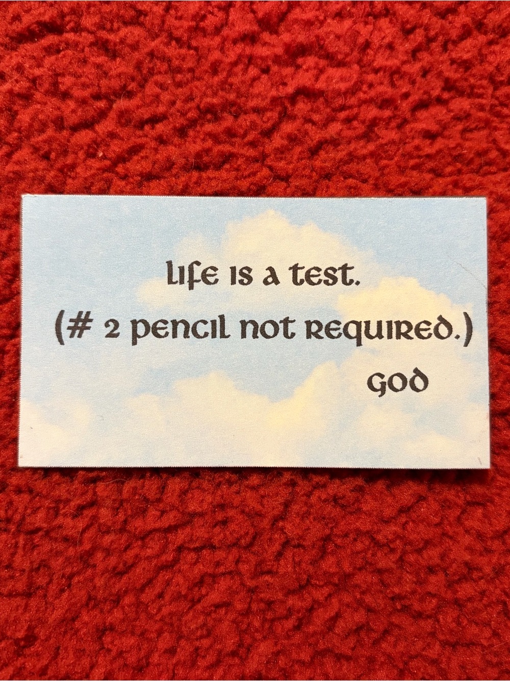 Messages from God magnet